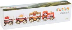 Cubika 15382 15351-Tren Pastelería De Madera Kinderspielzeug Aus Holz, Mehrfarbig -Haba || Ravensburger || Brio Verkäufe 4823056515382