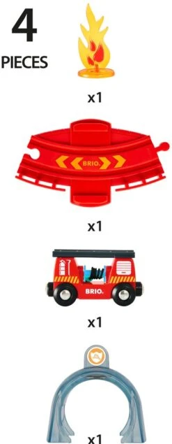 BRIO Smart Tech Sound Feuerwehreinsatz -Haba || Ravensburger || Brio Verkäufe 7312350339765 1