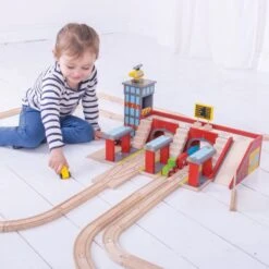 Bigjigs Grand Central Station -Haba || Ravensburger || Brio Verkäufe bigjigs grand central station 3