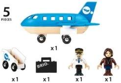 BRIO Blaues Flugzeug 7 BRIO Blaues Flugzeug -Haba || Ravensburger || Brio Verkäufe brio blaues flugzeug 3