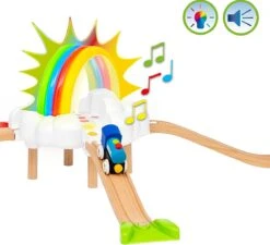 Brio My First Train Track Luminous Rainbow Set - 11 Teile -Haba || Ravensburger || Brio Verkäufe brio mijn eerste treinbaan lichtgevende regenboog set 11 delig 4