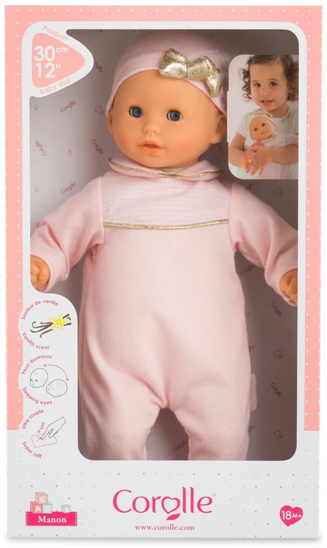 Corolle 9000100270 Mon Premier Poupon Calin Manon/Französische Puppe Mit Charme Und Vanilleduft 4 Corolle 9000100270 Mon Premier Poupon Calin Manon/Französische Puppe Mit Charme Und Vanilleduft – Bild 2