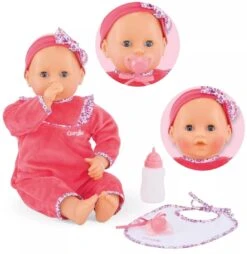 Corolle 9000150060 Mon Grand Poupon Lila Chérie 42cm / Französische Puppe Mit Charme Und Vanilleduft