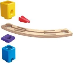 Hape E6024 - Super-Spiralburg, Quadrilla Kugelbahn, Konstruktionsspielzeug Mit Umfangreichem Zubehör, 129 Teilig, Aus Holz, Ab 4 Jahren, Mehrfarbig -Haba || Ravensburger || Brio Verkäufe e6024 1