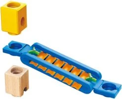 Hape E6024 - Super-Spiralburg, Quadrilla Kugelbahn, Konstruktionsspielzeug Mit Umfangreichem Zubehör, 129 Teilig, Aus Holz, Ab 4 Jahren, Mehrfarbig -Haba || Ravensburger || Brio Verkäufe e6024 2