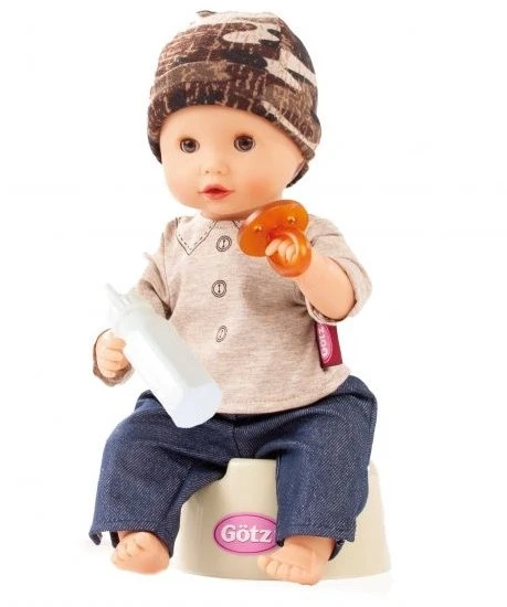 Götz 2154116 Sleepy Aquini Junge - 33 Cm Große Badepuppe Mit Braunen Schlafaugen, Ohne Haare In 7-teiligem Set - Babypuppe Ab 18 Monaten 3 Götz 2154116 Sleepy Aquini Junge - 33 Cm Große Badepuppe Mit Braunen Schlafaugen, Ohne Haare In 7-teiligem Set - Babypuppe Ab 18 Monaten