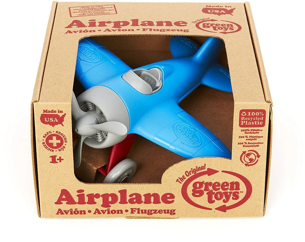 Green Toys Flugzeug - Blaue Tragflächen 4 Green Toys Flugzeug - Blaue Tragflächen – Bild 2