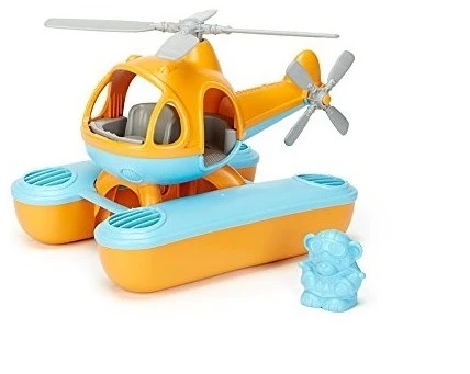 Green Toys Wasserhelikopter - Orange Oberseite 4 Green Toys Wasserhelikopter - Orange Oberseite – Bild 2