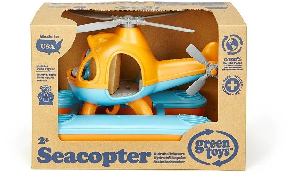Green Toys Wasserhelikopter - Orange Oberseite 5 Green Toys Wasserhelikopter - Orange Oberseite – Bild 3