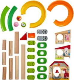 HABA Kullerbü Kugelbahn - Basic Box - Rollt In Den Stall! -Haba || Ravensburger || Brio Verkäufe haba kullerbue kugelbahn basic box rollt in den stall 2