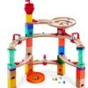 Hape E6019 - Aus Der Burg Entkommen, Quadrilla Kugelbahn, Konstruktionsspielzeug, Mit Karussell Und Glocken, 102 Teilig, Aus Holz, Ab 4 Jahren, Mehrfarbig -Haba || Ravensburger || Brio Verkäufe hape e6019 aus der burg entkommen quadrilla kugelbahn konstruktionsspielzeug mit karussell und glocken 102 teilig aus holz ab 4 jahren mehrfarbig