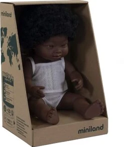 Haba || Ravensburger || Brio Verkäufe -Haba || Ravensburger || Brio Verkäufe miniland afrikanisches maedchen 38cm mit down syndrom 31171 braun 2