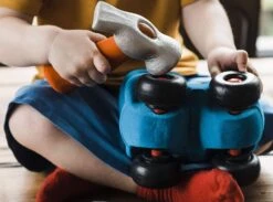 Rubbabu R21005 Tschu-Lokomotive Blau -Haba || Ravensburger || Brio Verkäufe rubbabu r21005 tschu lokomotive blau 3