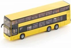 SIKU 1884, MAN Doppelstock Linienbus, 1:87, Metall/Kunststoff, Gelb, Bereifung Aus Gummi