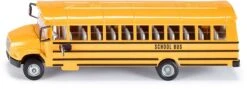 SIKU 3731, US-Schulbus, 1:55, Metall/Kunststoff, Gelb, Öffenbare Türen